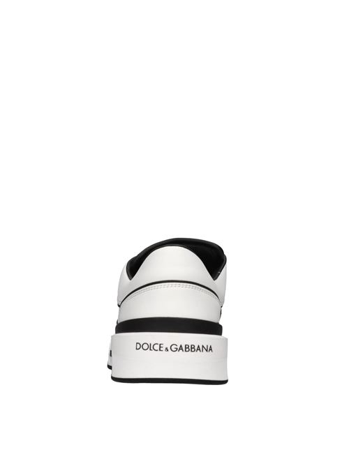 Leather sneakers DOLCE&GABBANA | CS2036 AY965 89697BIANCO-NERO